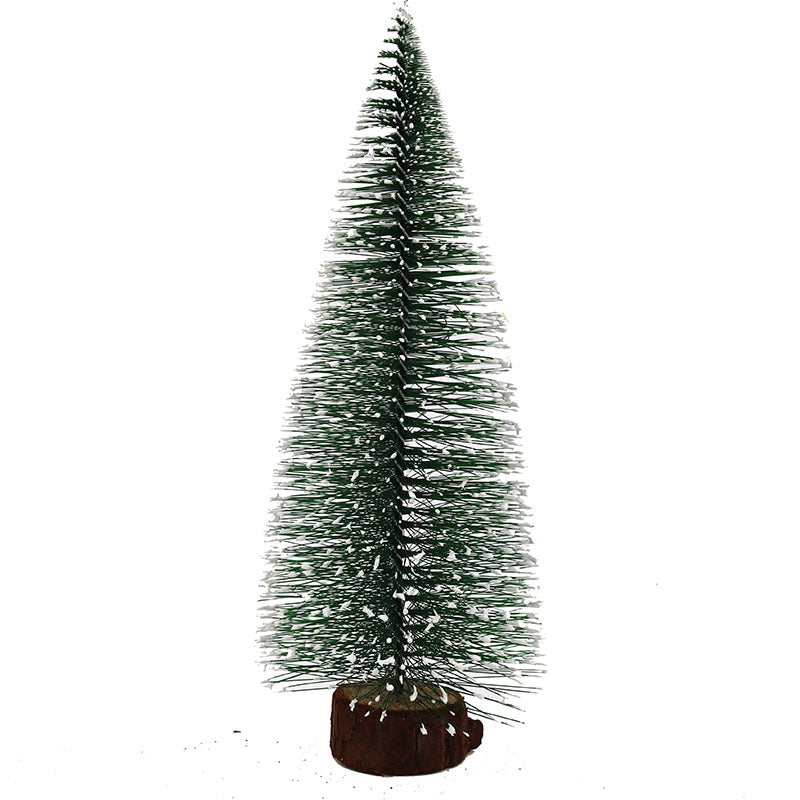 Mini Christmas tree with snow effect