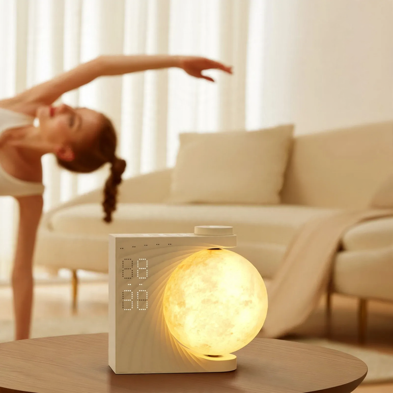 Mouth Night Light with Alarm Function and White Noise