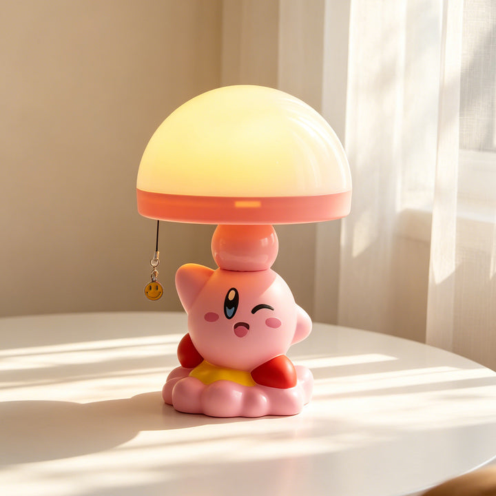 Kirby Cartoon Table Lamp with Pull Switch