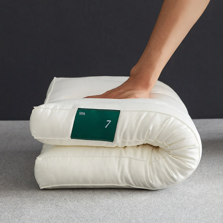 Ergonomic neck support pillow for adults