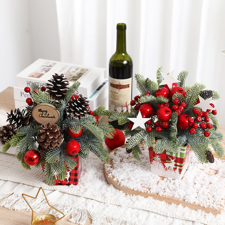 Small Table Christmas Tree Decoration, 25 cm
