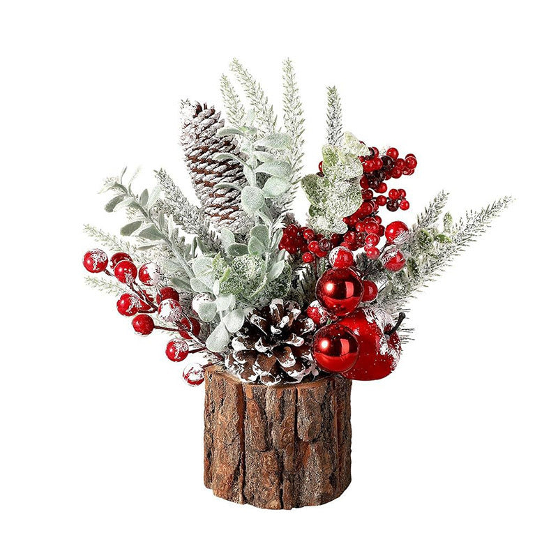 Decorative table Christmas tree figure, 30 cm