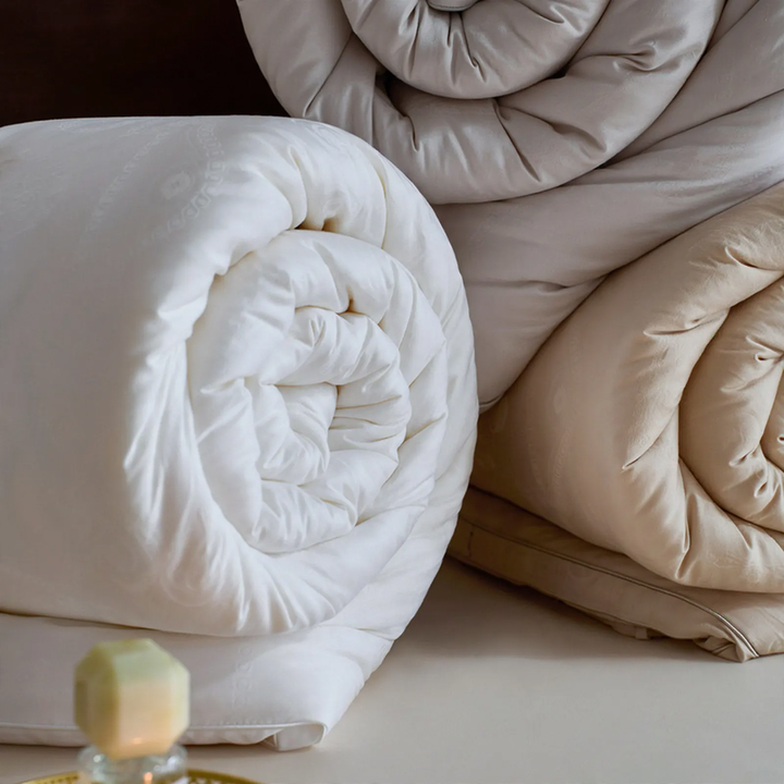 Cotton quilt with soybean fiber, spring to winter