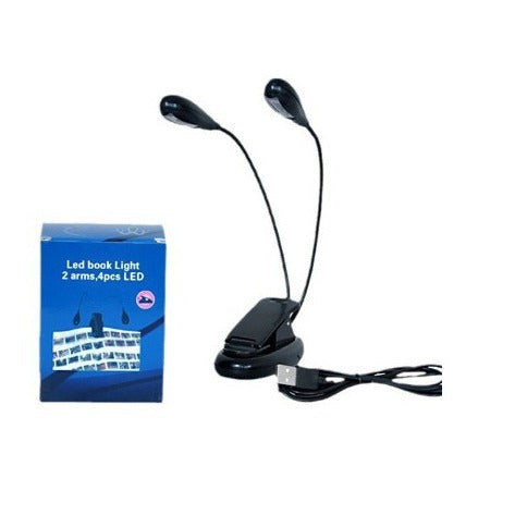 LED sheet music light with clip, flexible