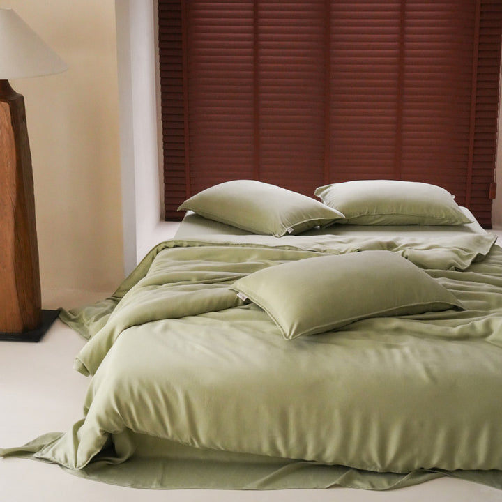 Summer bedding set made of Lyocell, 4-piece