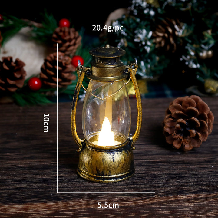 Mini LED Lantern in Vintage Style