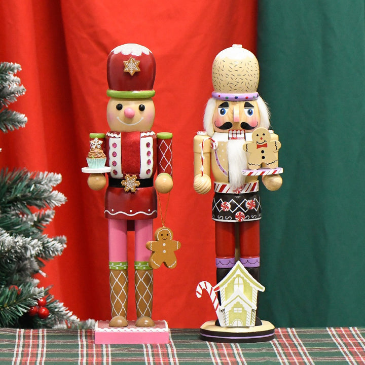 Nutcracker decorative figure, wood, 35 cm