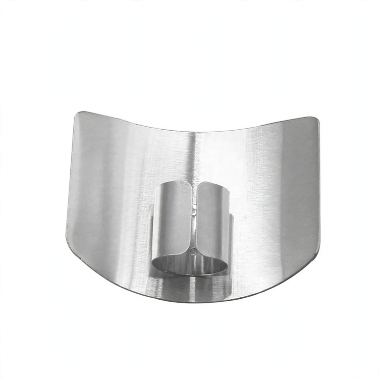 Stainless steel finger guard for the kitchen