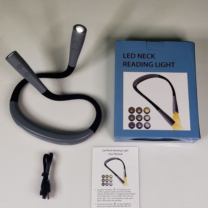 Wearable LED Neck Light for Reading and Sports