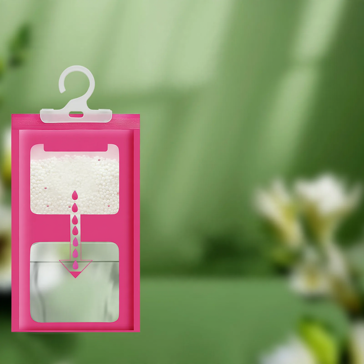 Hanging scent dehumidifier bag