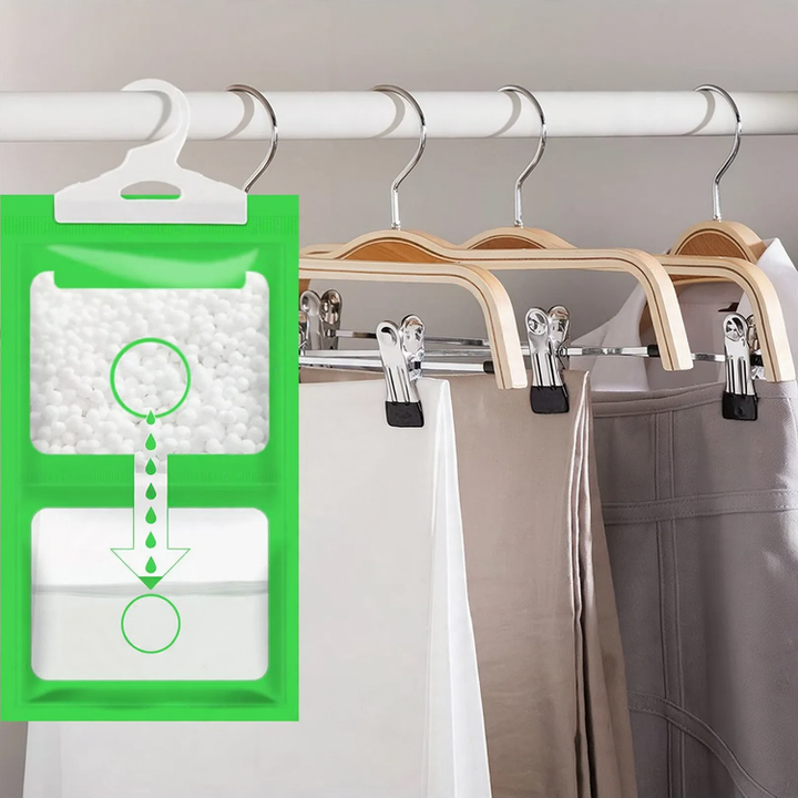 Hanging Dehumidifier Bag Against Moisture and Mold