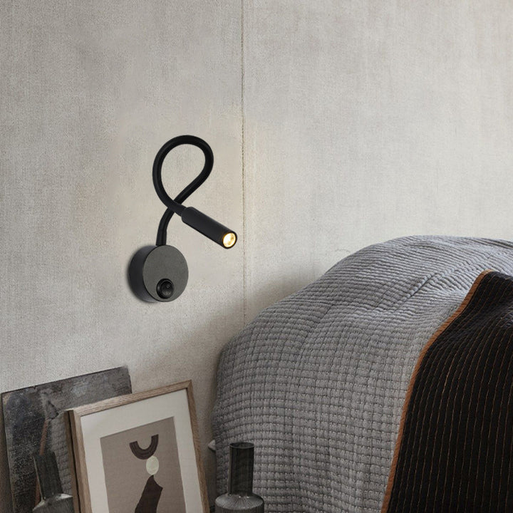 Flexible LED reading lamp for the bedroom