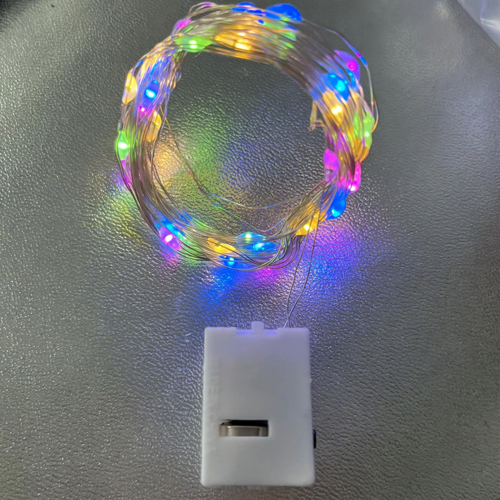 LED string lights with stars for parties and decoration