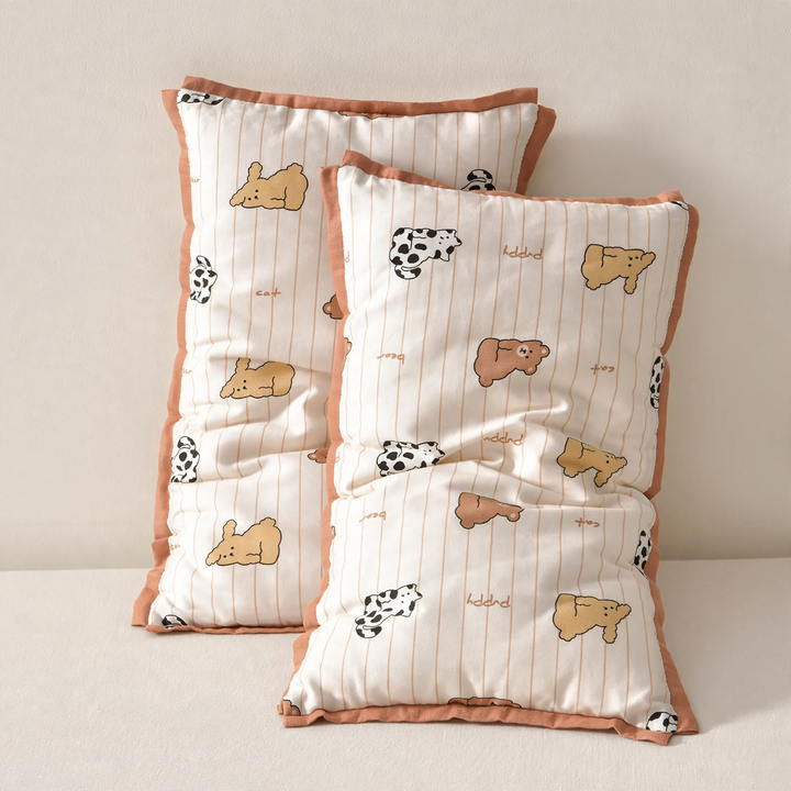 Children's cotton pillow, washable