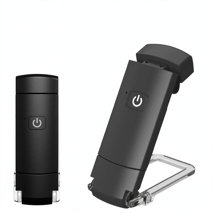 Portable LED clip light in minimalist design