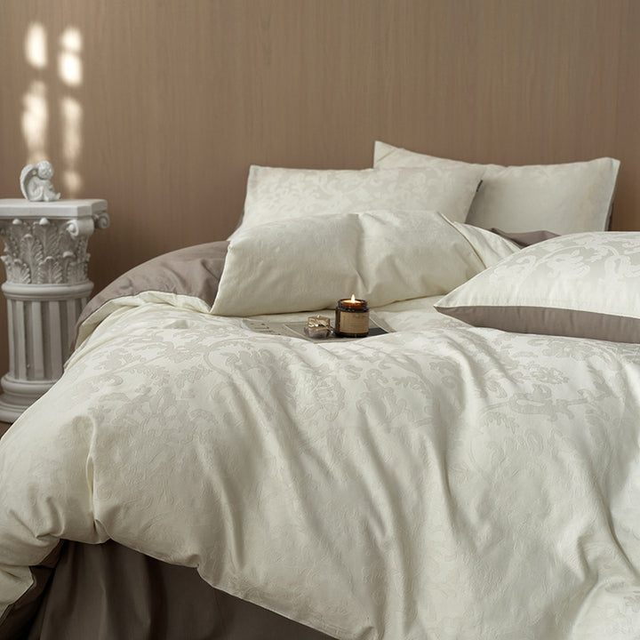 Long-staple cotton bedding set, 4-piece