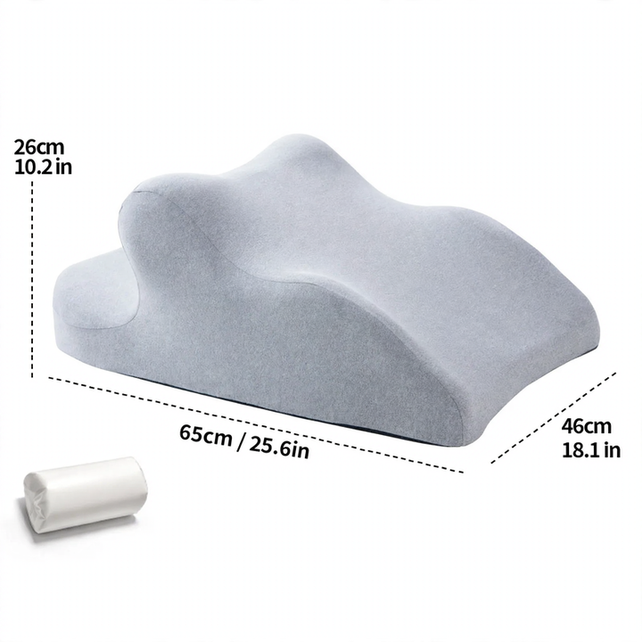 Multifunctional lounge support pillow made of memory foam