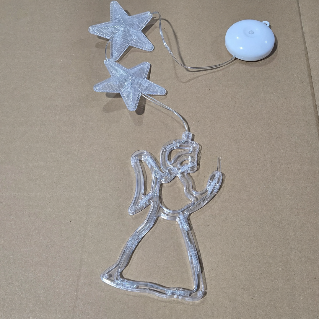LED window decoration light with suction cup