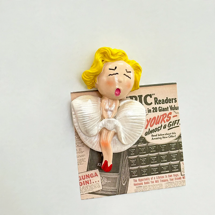 3D Art Resin Refrigerator Magnets, European Style