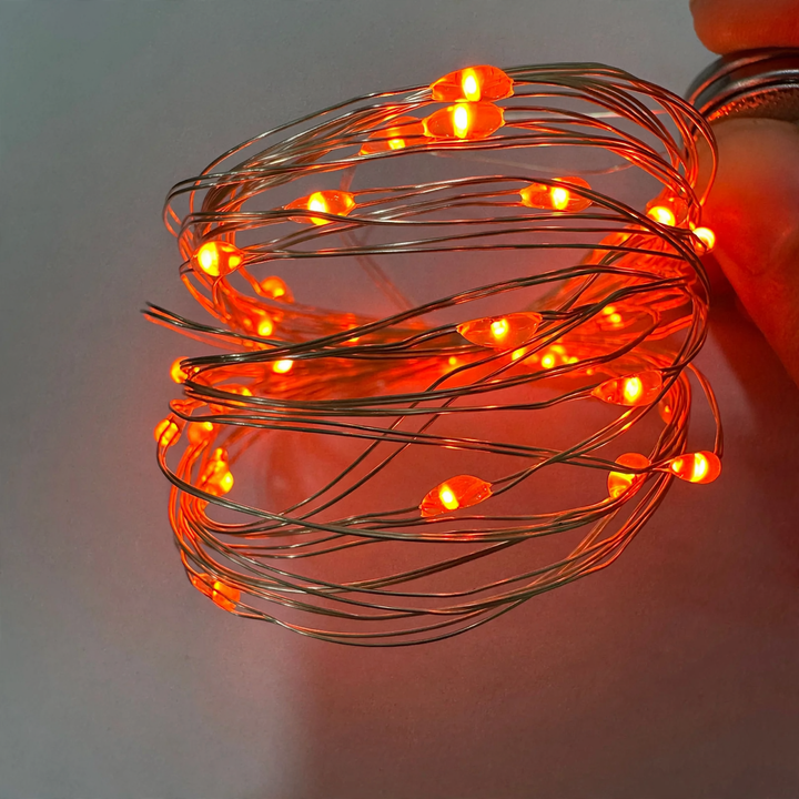 LED copper wire string lights for indoor use