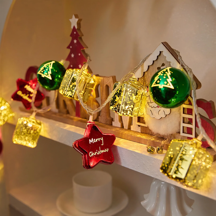 LED light string for festive Christmas decoration