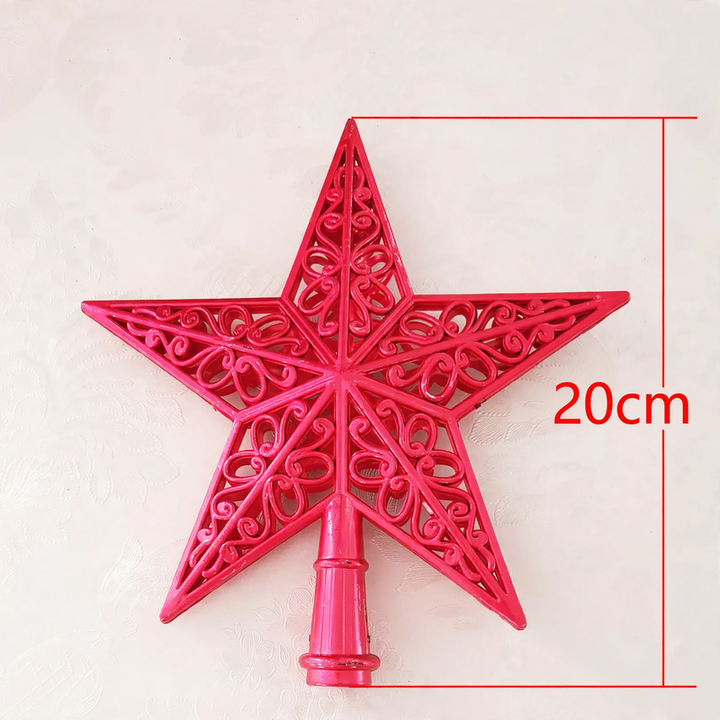 Christmas tree top star, 15 cm or 20 cm