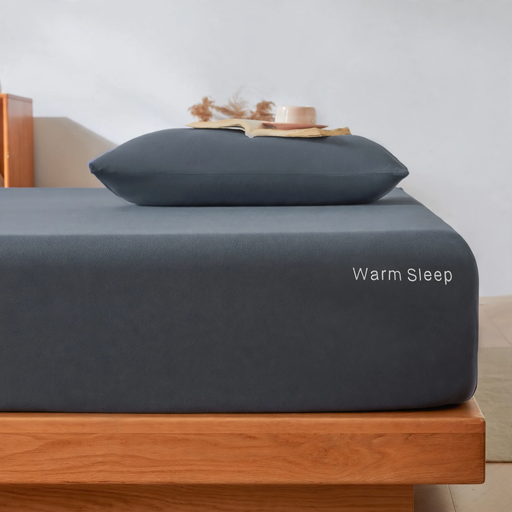 Milk fiber fitted sheet set, 3-piece, padded
