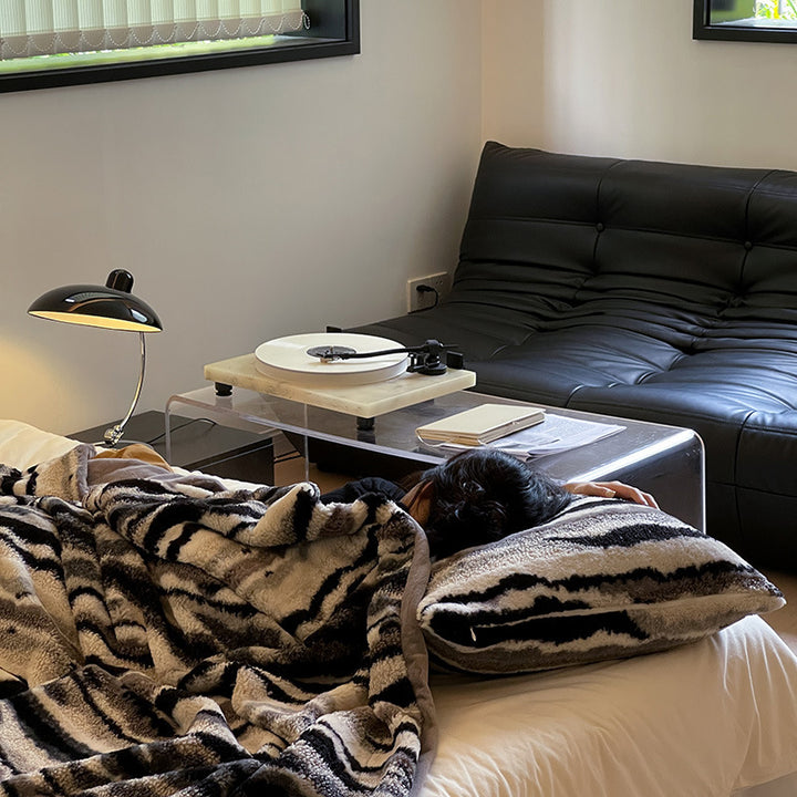 Striped Wool Blanket, 100×150 cm or 150×200 cm