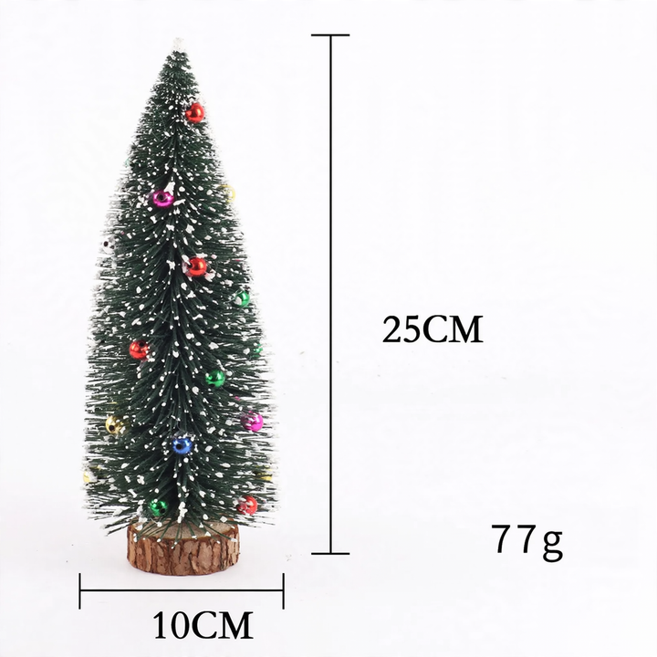 Mini Christmas tree made of pine needles, snow-covered, 10-40cm