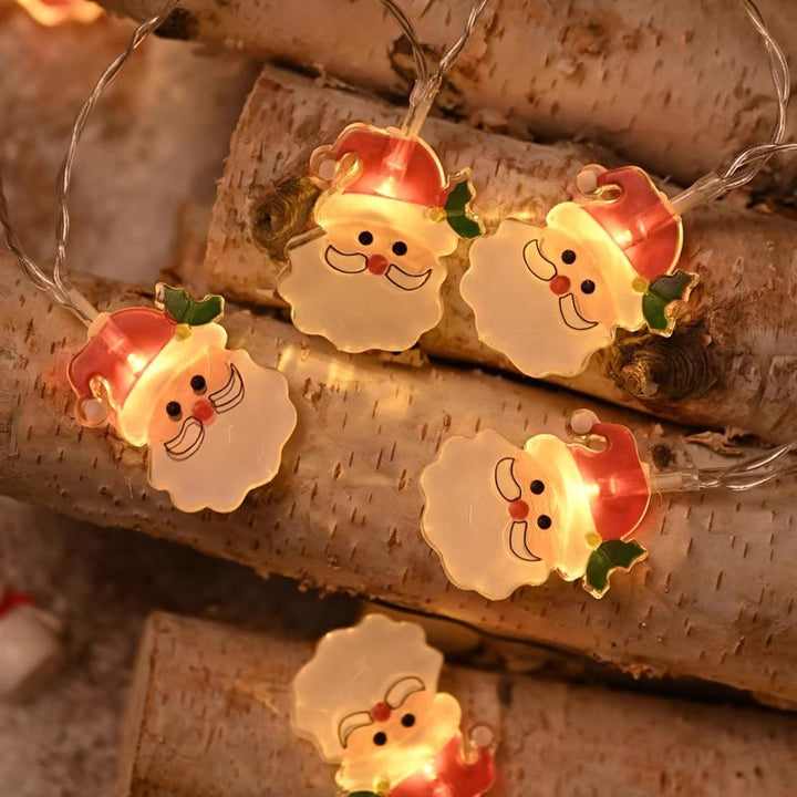 LED Christmas string lights, various designs