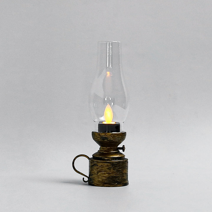 Decorative LED oil lamp in retro style