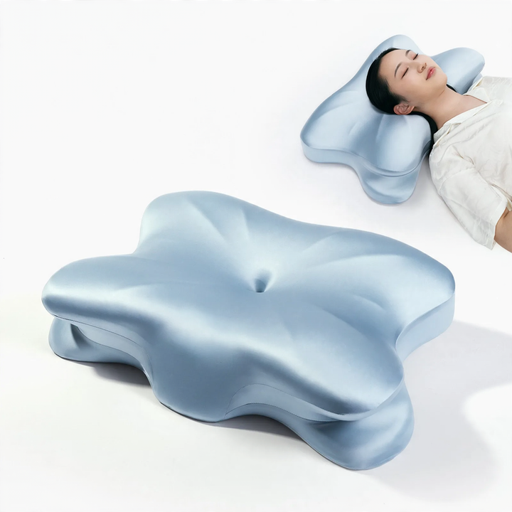 Butterfly-shaped neck support pillow made of memory foam