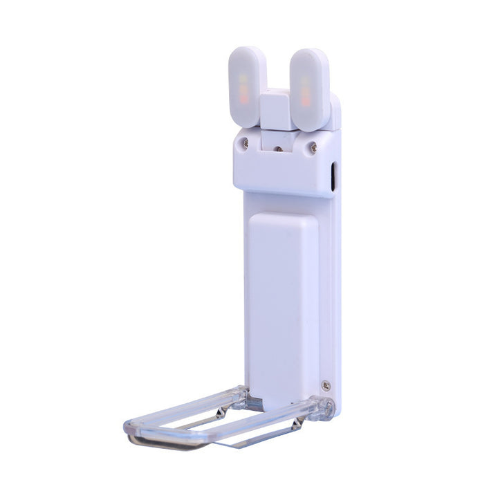 Portable LED clip light for books, USB rechargeable