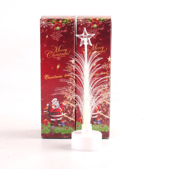 LED-Fiber Optic Christmas Tree, glowing Table Decoration