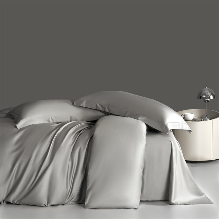 Cotton bedding set, 4-piece, long-staple combed