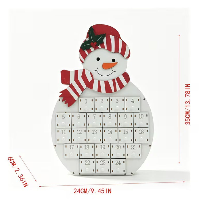 Wood Christmas Countdown Calendar, various designs