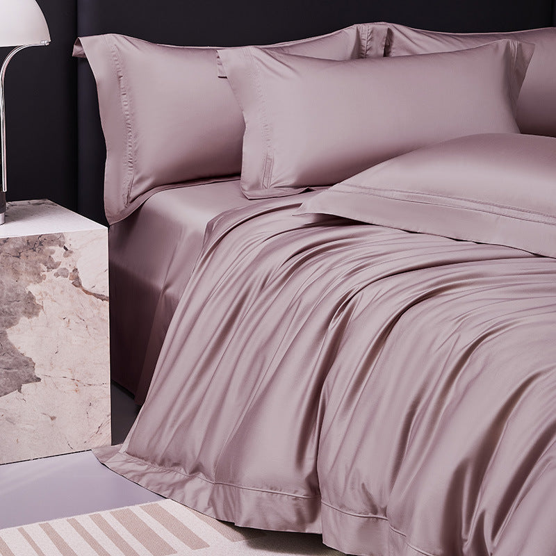 Luxurious long-staple cotton bedding set, 4-piece