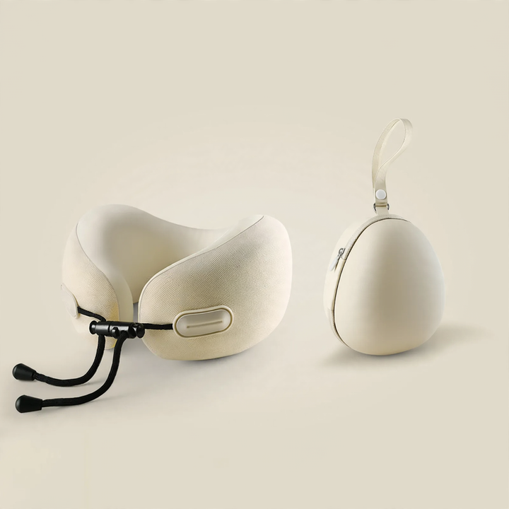 U-shaped neck pillow with memory foam
