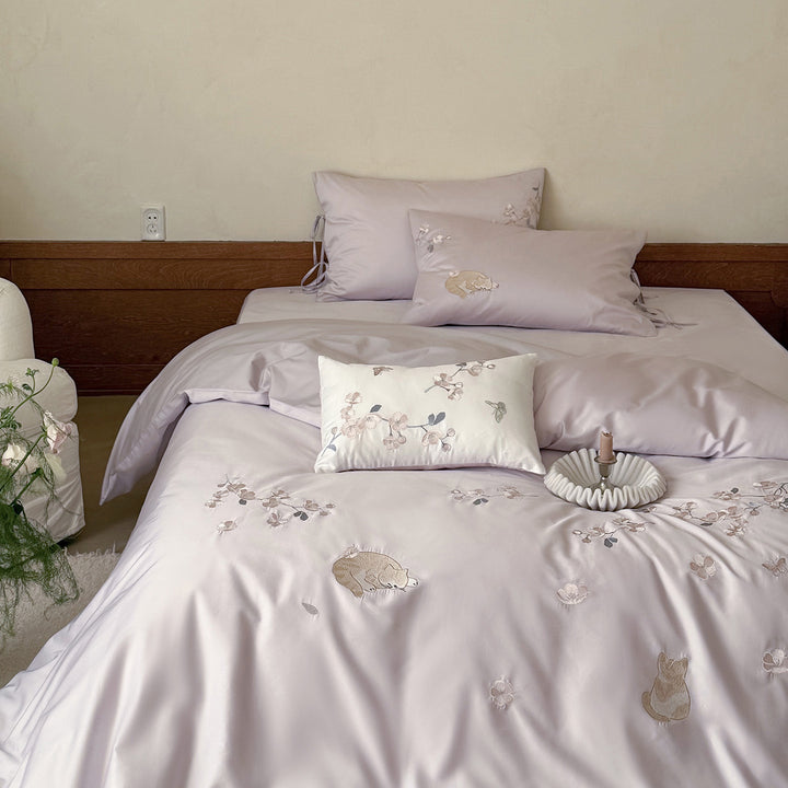 Children's bedding set, cotton, cartoon motif