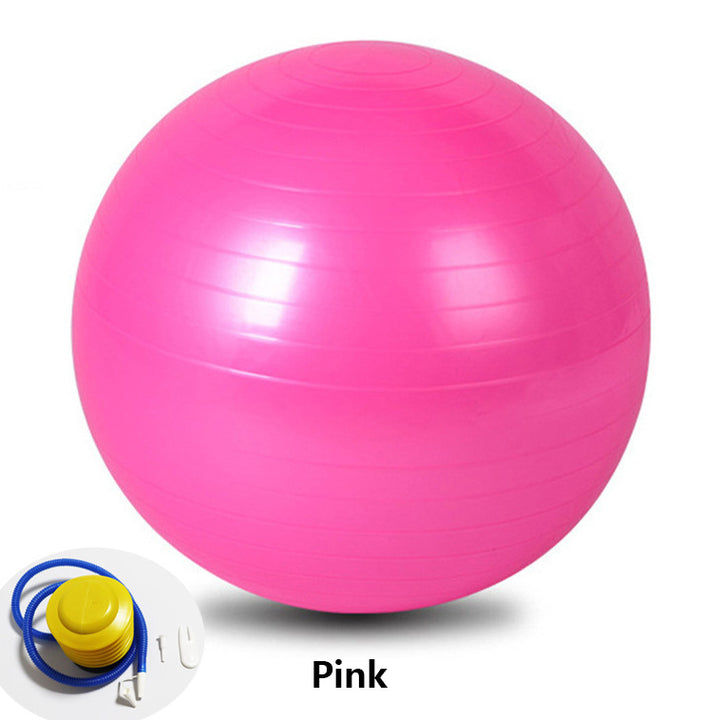 Yoga ball made of PVC, 45–85 cm diameter