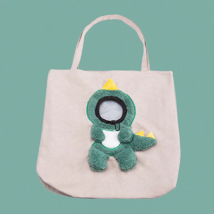 Canvas pet bag, head up