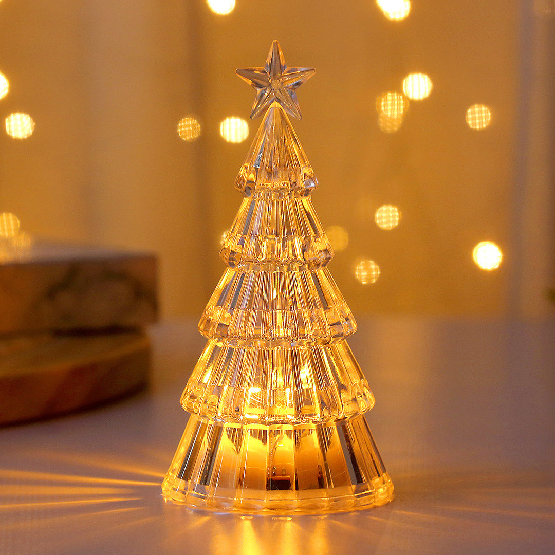 LED Christmas tree night light, decorative table lamp