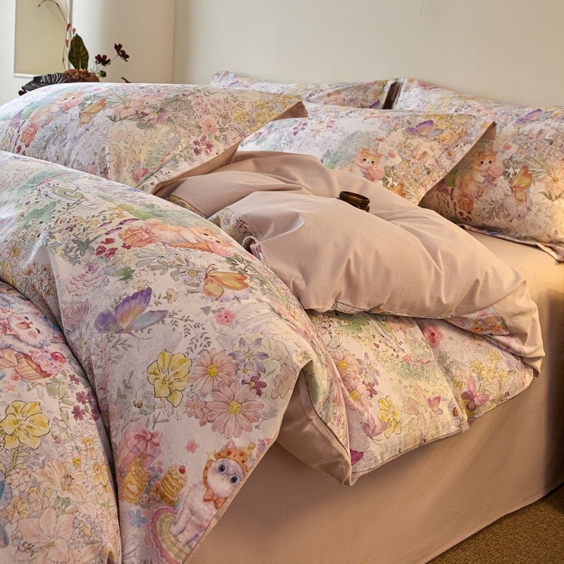 Cotton bedding set, 4-piece, Autumn/Winter
