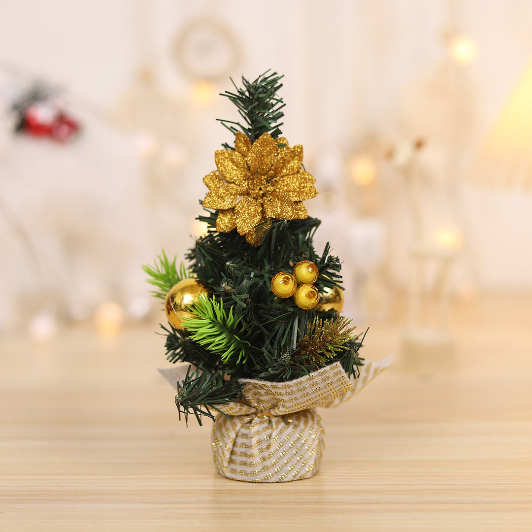 Mini Christmas tree made of PVC, 20 cm, table decoration