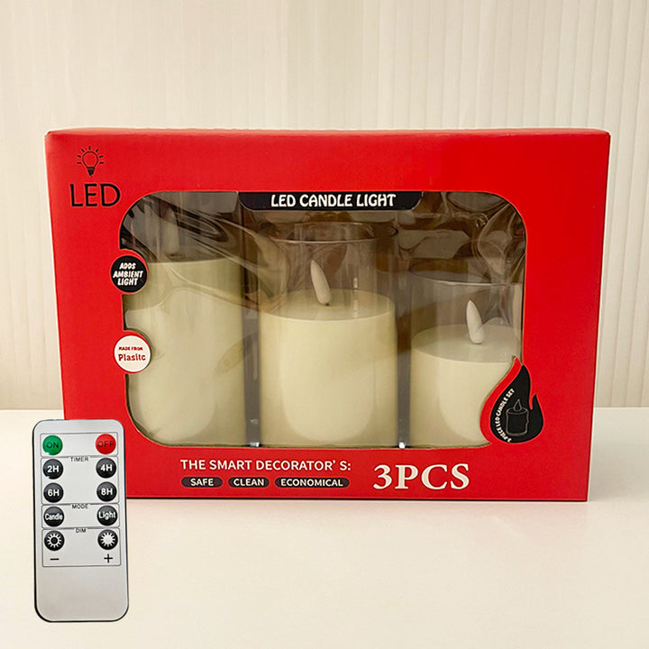 LED mood light in candle shape with remote control