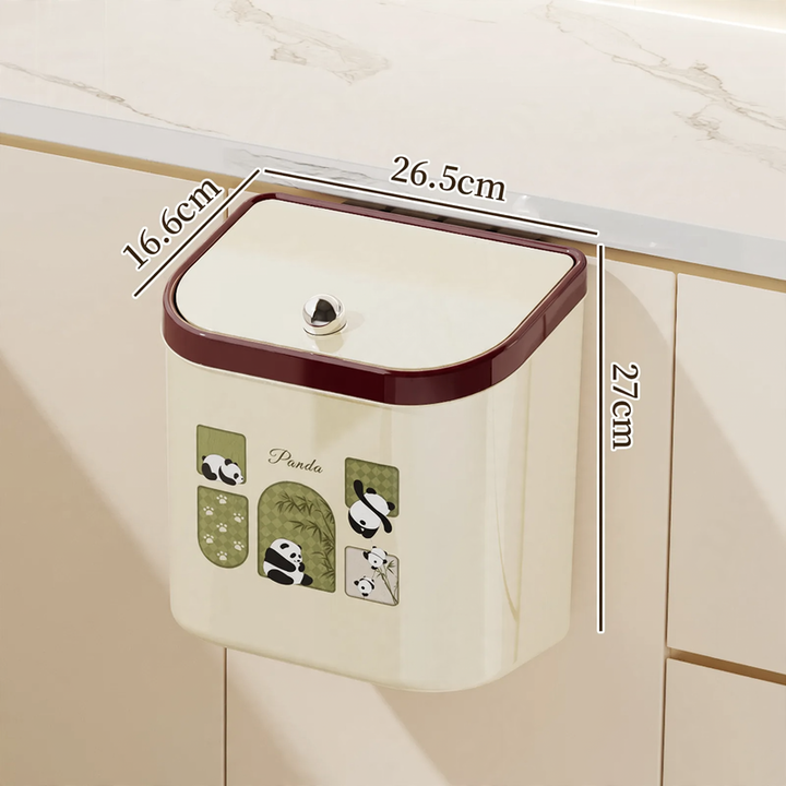Wall trash can, plastic, up to 4 L