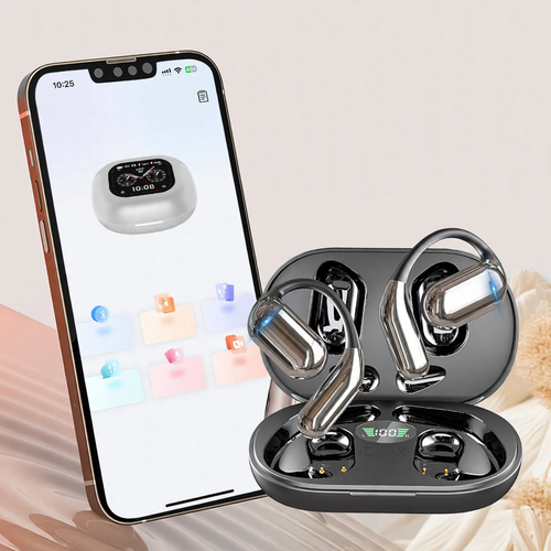 Open wireless Bluetooth headphones with AI translation