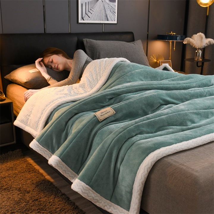 Fleece blanket, versatile, quilted