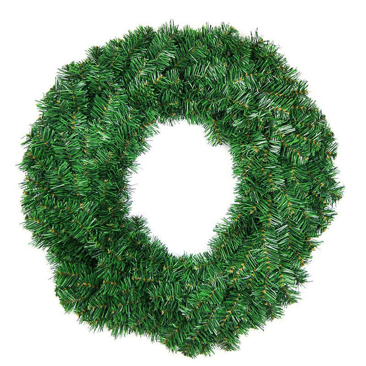 Classic Christmas wreath made of PVC, various sizes