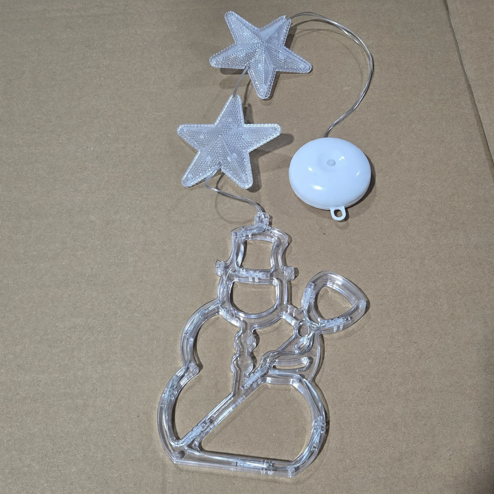 LED window decoration light with suction cup